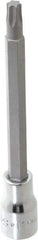 SK - 3/8" Drive, T40 Torx Bit Socket - 4" OAL, Long Torx Bit Socket - Exact Tool & Supply