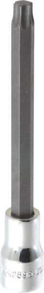 SK - 3/8" Drive, T45 Torx Bit Socket - 4" OAL, Long Torx Bit Socket - Exact Tool & Supply