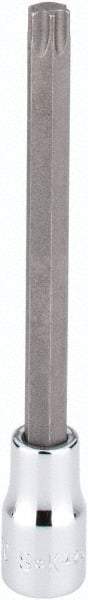 SK - 3/8" Drive, T50 Torx Bit Socket - 4" OAL, Long Torx Bit Socket - Exact Tool & Supply