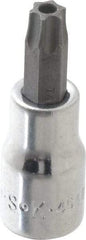 SK - 3/8" Drive, T45 Torx Bit Socket - 2" OAL, Tamper Resistant - Exact Tool & Supply