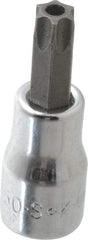 SK - 3/8" Drive, T50 Torx Bit Socket - 2" OAL, Tamper Resistant - Exact Tool & Supply