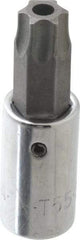 SK - 3/8" Drive, T55 Torx Bit Socket - 2" OAL, Tamper Resistant - Exact Tool & Supply