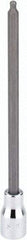 SK - 3/8" Drive, 4mm Hex Bit Socket - 6" OAL, 5" Bit Length, Long Ball End Hex Bit Socket - Exact Tool & Supply