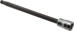 SK - 3/8" Drive, 7mm Hex Bit Socket - 6" OAL, 5" Bit Length, Long Ball End Hex Bit Socket - Exact Tool & Supply
