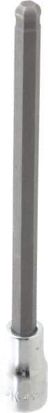 SK - 3/8" Drive, 8mm Hex Bit Socket - 6" OAL, 5" Bit Length, Long Ball End Hex Bit Socket - Exact Tool & Supply