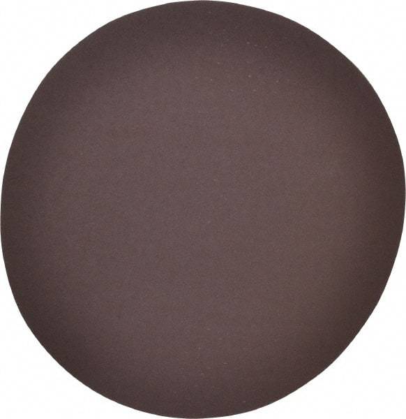 Norton - 9" Diam, 180 Grit Aluminum Oxide Adhesive PSA Disc - Fine Grade, Brown, Cloth Backing, Flexible - Exact Tool & Supply