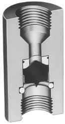 Plast-O-Matic - 1/2" Pipe, 120 Max psi, 2 GPM, Sandwich Flow Control Valve - EPDM Seal - Exact Tool & Supply