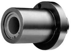 Pacific Bearing - 2" ID, 7-1/8" OALSingle Die Set with Flange Mount - 25,050 Lb Static Cap, 4.4" Btw Mnt Hole Ctrs, Steel - Exact Tool & Supply