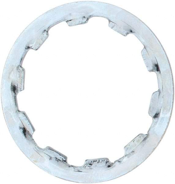 Value Collection - 5/8" Screw, 0.659" ID, Steel Internal Tooth Lock Washer - 0.883" OD, Zinc-Plated, Grade 1075 - Exact Tool & Supply