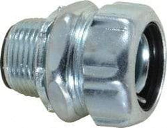 Thomas & Betts - 3/4" Trade, Steel Threaded Straight Liquidtight Conduit Connector - Insulated - Exact Tool & Supply