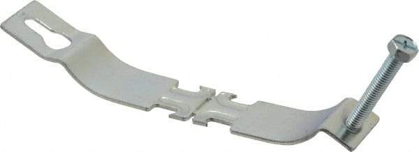 Thomas & Betts - 2" Pipe, 12 Gauge" Pipe or Conduit Clamp - Silver Galvanized, 800 Lb Capacity, All Conduit - Exact Tool & Supply