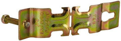 Thomas & Betts - 3/4" Pipe, 14 Gauge" Pipe or Conduit Clamp - Gold Galvanized, 600 Lb Capacity, All Conduit - Exact Tool & Supply