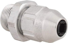 Thomas & Betts - 0.4 to 0.54" Cable Capacity, Class 1, Gas & Vapor Environments, Straight Strain Relief Cord Grip - 3/4 NPT Thread, Aluminum - Exact Tool & Supply