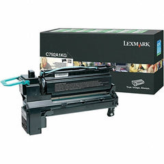 Lexmark - Black Toner Cartridge - Use with Lexmark C792 - Exact Tool & Supply