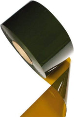 Aleco - Dark Amber Replacement Vinyl Strip Standard Dock Curtain Strips - 8" Wide x 300' Long x 0.08" Thick, PVC - Exact Tool & Supply