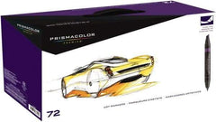 Prismacolor - Assorted Colors, Art Marker - Chisel Tip, Alcohol Based Ink - Exact Tool & Supply