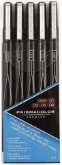 Prismacolor - Black Art Marker - Fine Tip, Alcohol Based Ink - Exact Tool & Supply