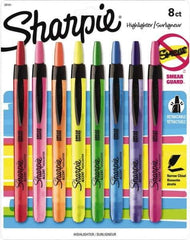 Sharpie - Assorted Colors, Highlighter - Chisel Tip, AP Nontoxic Ink - Exact Tool & Supply