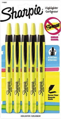 Sharpie - Fluorescent Yellow Highlighter - Chisel Tip, AP Nontoxic Ink - Exact Tool & Supply