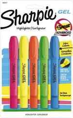 Sharpie - Assorted Colors, Highlighter - Chisel Tip, AP Nontoxic Ink - Exact Tool & Supply