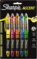 Sharpie - Assorted Colors, Highlighter - Chisel Tip, AP Nontoxic Ink - Exact Tool & Supply