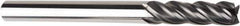 American Tool Service - 3/16", 5/8" LOC, 3/16" Shank Diam, 2" OAL, 4 Flute, Solid Carbide Square End Mill - Single End, AlCrN Finish, Spiral Flute, Variable° Helix, Centercutting, Right Hand Cut, Right Hand Flute - Exact Tool & Supply