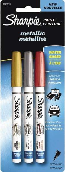 Sharpie - Gold, Silver, Copper Paint Marker - Extra Fine Tip - Exact Tool & Supply