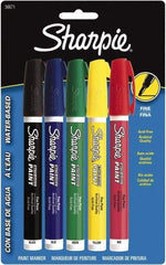 Sharpie - Assorted Colors, Paint Marker - Fine Tip - Exact Tool & Supply