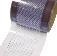 Aleco - Clear Replacement Vinyl Strip Standard Dock Curtain Strips - 12" Wide x 75' Long x 1/8" Thick, PVC - Exact Tool & Supply