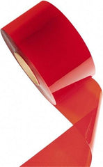 Aleco - Orange Replacement Vinyl Strip Standard Dock Curtain Strips - 48" Wide x 60' Long x 0.08" Thick, PVC - Exact Tool & Supply