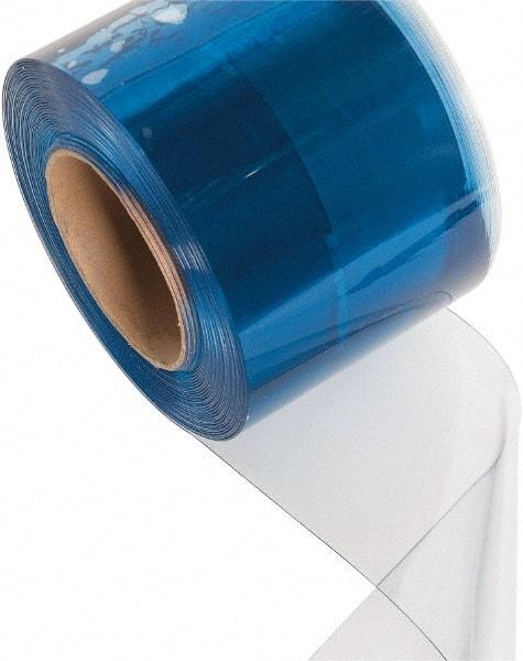 Aleco - Clear Replacement Vinyl Strip Low Temperature Dock Curtain Strips - 8" Wide x 300' Long x 0.08" Thick, PVC - Exact Tool & Supply