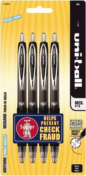 Uni-Ball - 0.7mm Retractable Pen - Black - Exact Tool & Supply