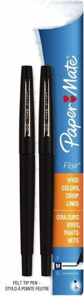 Paper Mate - Medium Porous Point Pen - Red - Exact Tool & Supply