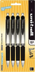 Uni-Ball - 1mm Retractable Pen - Black - Exact Tool & Supply