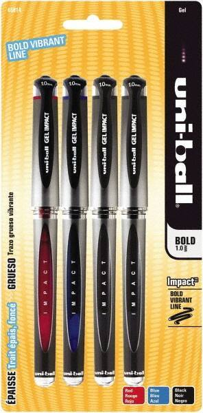Uni-Ball - 1mm Stick Pen - Assorted Colors - Exact Tool & Supply