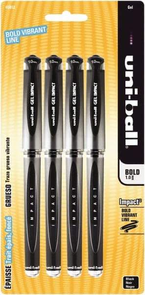 Uni-Ball - 1mm Stick Pen - Black - Exact Tool & Supply