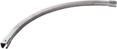 TMI, LLC - 3' Long Galvanized Steel Dock Strip Door Mounting Hardware - Use with Industrial Curtain Kit - Exact Tool & Supply