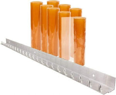 Aleco - 4' Door Width x 7' Door Height PVC Smooth Strip Door Kit - Light Beige Tint - Exact Tool & Supply