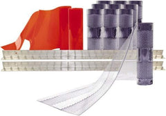 Aleco - 8' Door Width x 10' Door Height PVC Clear Smooth Anti-Insect Strip Door Kit - Clear - Exact Tool & Supply