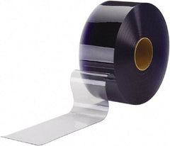 TMI, LLC - Clear Smooth Bulk Strip Roll Dock Curtain Strips - 6" Wide x 150' Long x 0.06" Thick, PVC - Exact Tool & Supply