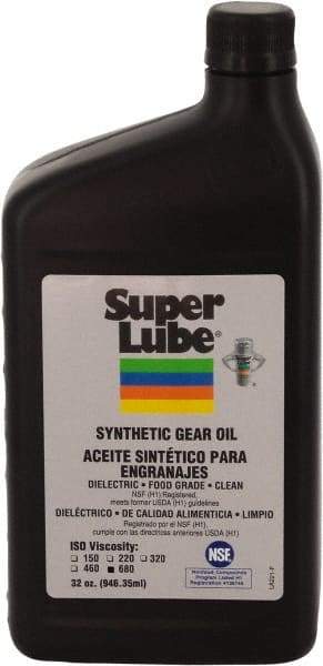 Synco Chemical - Plastic Bottle, Synthetic Gear Oil - -40°F to 450°F, 680 St Viscosity at 40° C, ISO 680 - Exact Tool & Supply
