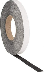 PRO-SAFE - Black Solid Color Anti-Slip Vinyl Tape - 3/4" Wide x 60' Long, Heavy/High Traffic - Exact Tool & Supply