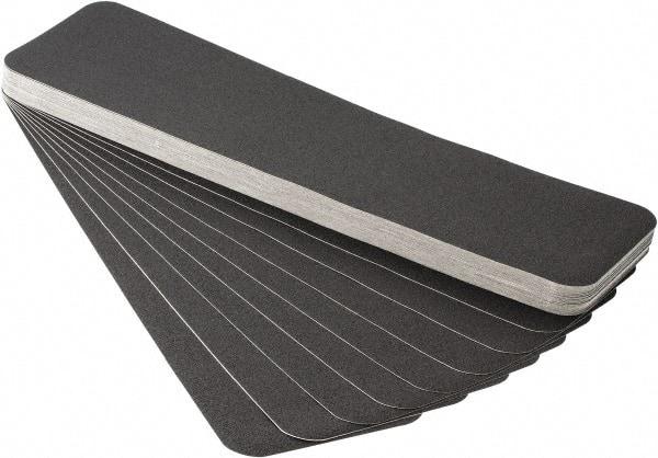 PRO-SAFE - Black Solid Color Anti-Slip Vinyl Tape - 6" Wide x 2' Long, General Traffic - Exact Tool & Supply