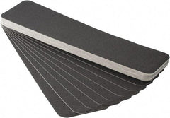 PRO-SAFE - Black Solid Color Anti-Slip Vinyl Tape - 6" Wide x 2' Long, General Traffic - Exact Tool & Supply