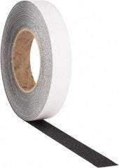 PRO-SAFE - Black Solid Color Anti-Slip Vinyl Tape - 1" Wide x 60' Long, General Traffic - Exact Tool & Supply