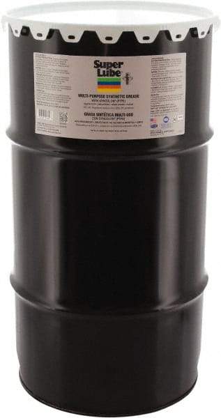 Synco Chemical - 120 Lb Keg Synthetic Lubricant w/PTFE General Purpose Grease - Translucent White, Food Grade, 450°F Max Temp, NLGIG 000, - Exact Tool & Supply
