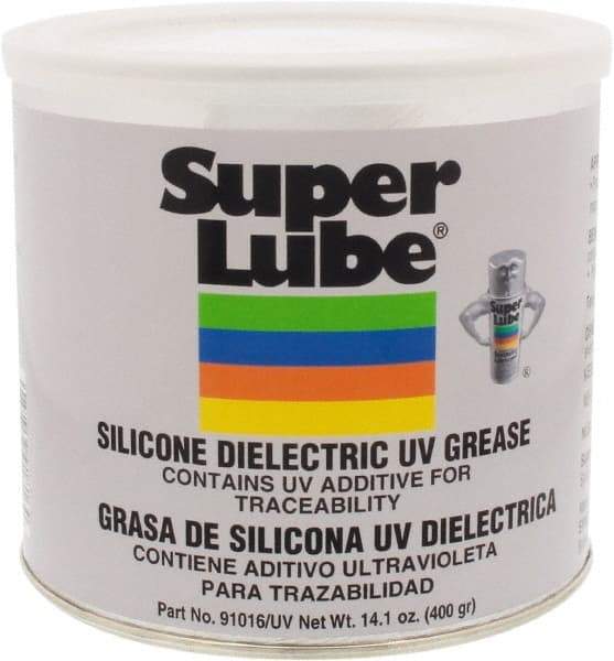 Synco Chemical - 14.1 oz Canister Silicone Heat-Transfer Grease - Translucent White, Food Grade, 450°F Max Temp, NLGIG 2, - Exact Tool & Supply