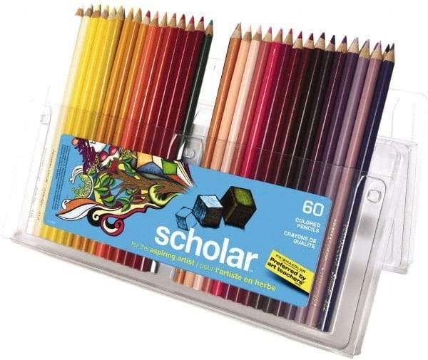 Prismacolor - Scholar Colored Pencil - Assorted Colors - Exact Tool & Supply