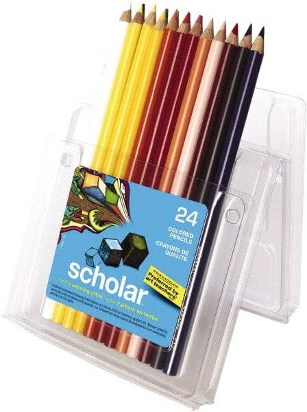 Prismacolor - Scholar Colored Pencil - Assorted Colors - Exact Tool & Supply
