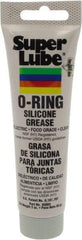 Synco Chemical - 3 oz Tube Silicone General Purpose Grease - Translucent White, Food Grade, 450°F Max Temp, NLGIG 2, - Exact Tool & Supply